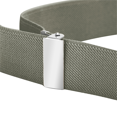 thumbnail image 6 of Buyless Fashion Kids Toddlers Baby Adjustable Elastic Stretch Belt with Silver Buckle - 5101-Charcoal-Gray, 6 of 8