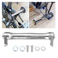 thumbnail image 4 of pitrice Folding Bike Easy Wheel Easywheel Extension Telescopic Rear Cargo Rod Silver, 4 of 9