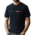 thumbnail image 1 of 1 Pce T-Shirt de Sport Décontracté pour Hommes, Col Rond, Manches Courtes, Motif Géométrique Imprimé, Polyester, Tissu Extensible, Haut d'Été pour Golf et Course pour Adulte, Hommes, Femmes, Adolescent, Adolescent, Yo, 1 of 6