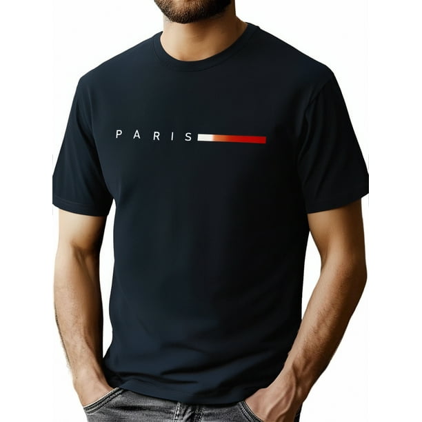 1pc Men'S Casual Crew Neck T-Shirt with "I'm Mom'S Favorite" Print - 100% Cotton, Slight Stretch, Knit Fabric, Applique Detail, Regular Fit, Four Seasons, Golf & Mature Occasions Tee For Adult, Men,