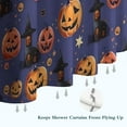 thumbnail image 6 of Magical Pumpkin Castle Halloween Pattern Shower Curtain 36"x72" ,Bathroom Decorative Shower Curtains Set with 12 Hooks,Modern Waterproof Washable Shower Curtain, 6 of 6