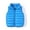 05Blue, variant on Hicidod Toddler Kids Girls Winter Vest Sleeveless Zipper Jackets Thicken Warm Winproof Solid Color Baby Outwear