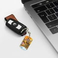 thumbnail image 7 of Uemuo Animals on Noah's Ark1 Pattern Rectangular Metal Keychain - Durable, Stylish, and Personalized Key Ring for Men and Women,Engraved Keychain,Gift Slim Sturdy Keychain, 7 of 7