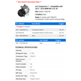 thumbnail image 2 of A/C Compressor 1 - Compatible with 2012 - 2018 BMW M6 4.4L V8 2013 2014 2015 2016 2017, 2 of 2