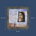 thumbnail image 2 of Memorial Picture Frames Sympathy Gift, Condolence Card, Photo Frames for Sympathy Gift Baskets, Bereavement Gifts In Memory of Loved One, Memories Wall Decor, Love is Never Lost Framed Poem, 6383BW, 2 of 9