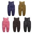 thumbnail image 4 of GYRATEDREAM Infant Toddler Baby Winter Snow Pants Down Puffer Warm Overall Boys Girls Zip up Snowsuit Windproof Fleece Lined for 6 Months-5 Years, 4 of 4