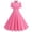 Pink/1, variant on Polka Dot Swing Dress for Women Casual Short Sleeve Cocktail Dresses with Belt Vintage 1950s Retro Party Dress,Blue,S