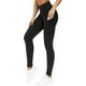 thumbnail image 1 of THE GYM PEOPLE Pantalones de yoga gruesos de cintura alta con bolsillos, control de barriga, entrenamiento, correr, yoga, leggings para mujer, 1 of 3