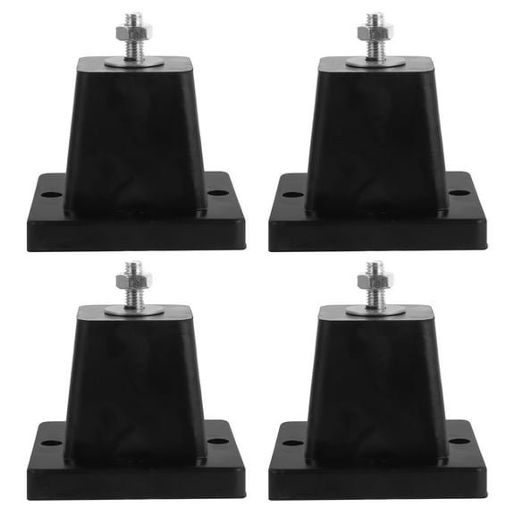 SASABAXI 4Pcs Condenser Pad for Air Conditioner Damping Base Vibration Reduction Reusable Rubber