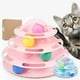 thumbnail image 4 of Pure feline - Titan Tower - torre para gatos de interior - juguetes interactivos para gatos de varios niveles - juguetes de pelota para gatos con forma de torre de fitness - adecuados para, 4 of 4