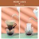 thumbnail image 2 of Naiovety Contenedor de hervidor de café Contenedor de acero inoxidable Hervidores de té Ollas de agua Juegos de servir café y té blanco Naiovety HA011194-02B, 2 of 6