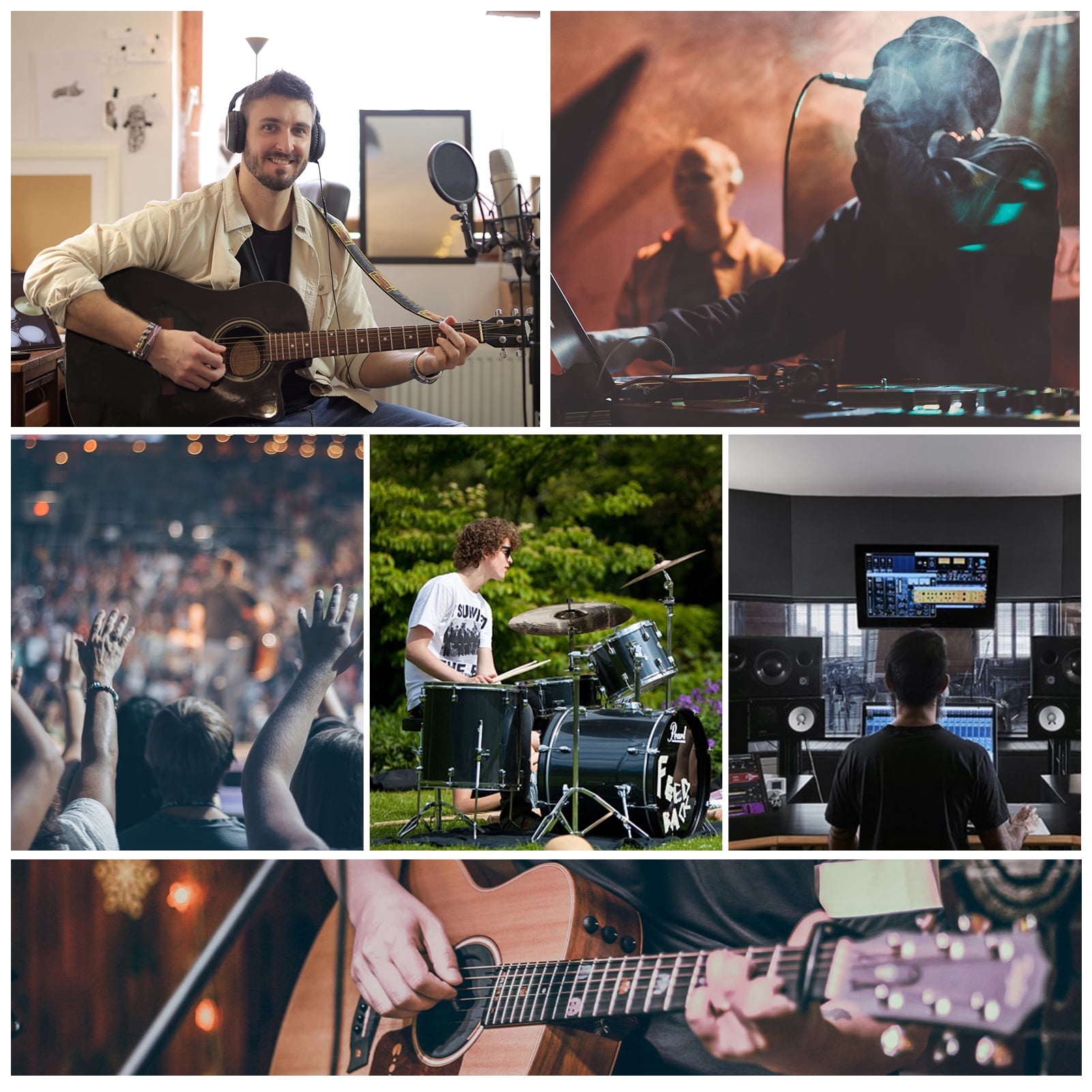 Ultra Low Noise 4 Channel Line Stereo Mixer Input 1 Output DC 5V Portable Mini Audio Microphone Guitar Bass Keyboard Mixers for Club Bar Stage Studio