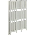 thumbnail image 6 of HomeStock 3-Shelf Stackable Folding Office Wood Furniture Bookcase, Contemporary Home and Office Furniture, Sturdy Wooden Shelving Storage-Color:White,Size:27.5 Inch, 6 of 7
