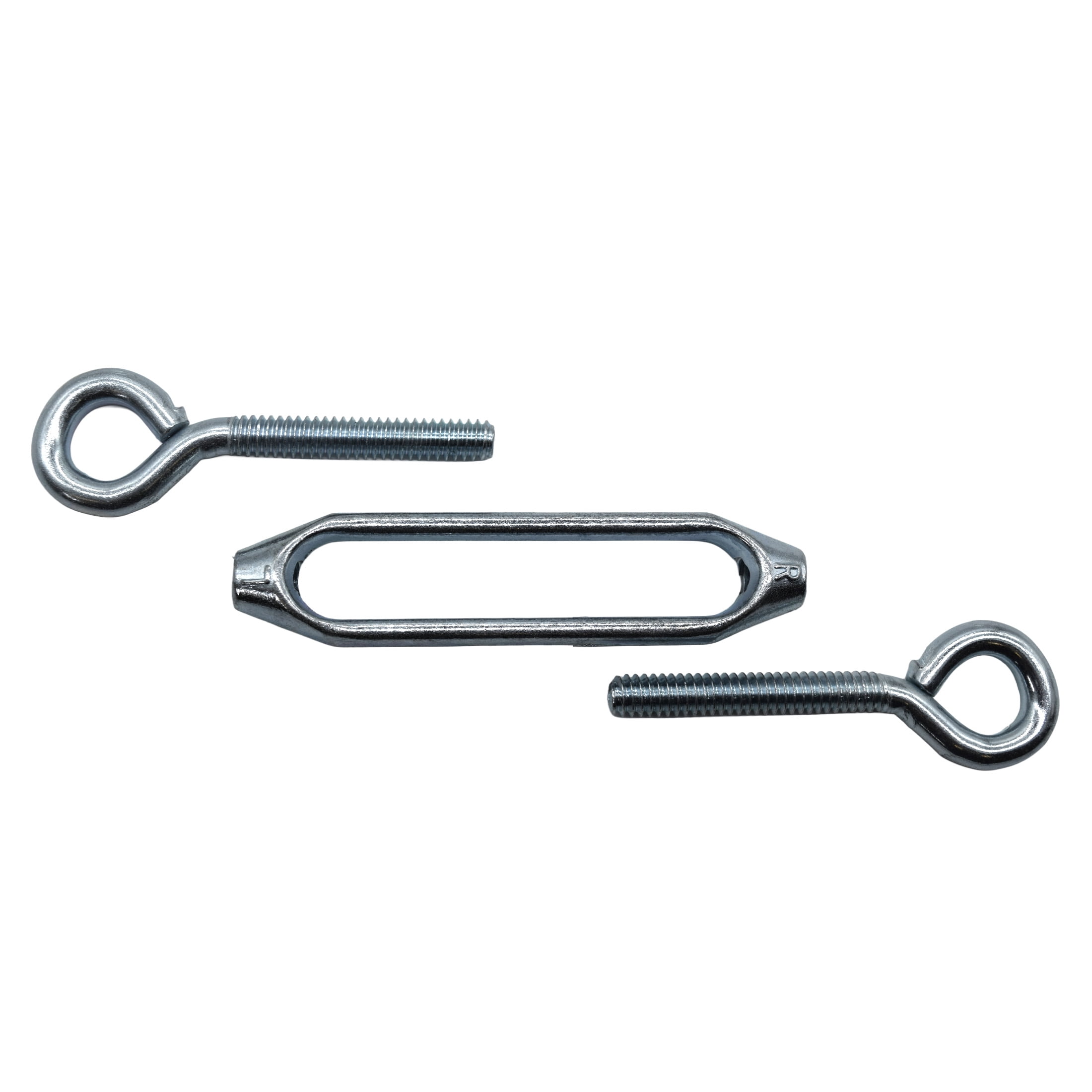 (5 pack) Eye and Eye Turnbuckle, Steel, Zinc Plated, Peerless Chain Company, #4727838, Silver, 1 Count