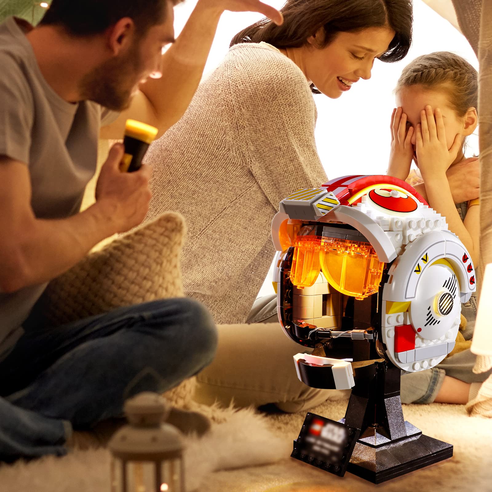 Kyglaring LED Lighting Kit Designed for Luke Skywalker Red Five 75327 Building Model Kit - No Model  (Standard Version)