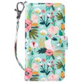 thumbnail image 6 of ULAK Wallet Phone Case for iPhone SE 5G 2022,iPhone SE 2020,iPhone 8 7,Shockproof Kickstand Flip Case for Apple iPhone SE 3 2 Geneneration/7/8 with Credit Card Holder for Girls Women,Mint Floral, 6 of 8