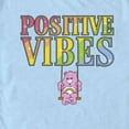 thumbnail image 2 of Men's Care Bears Positive Vibes Cheer  Graphic Tee Light Blue Small, 2 of 4