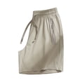 thumbnail image 3 of Stephy Women's Stretch Breathable Casual Quick Drying Drawstring Beach Shorts, Yellow, 3XL, 3 of 3