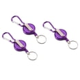 thumbnail image 1 of 3 Pcs Support de Moulinet Rétractable, Bouchon de Cordon en Nylon Portable, Porte-Clés de Moulinet Rétractable, Outil de Pêche à la Mouche, 1 of 7