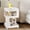 White, variant on PWTOOL Portable 3-Tier Nightstand with Wheels, Modern Mobile Small Bedside Table for Home Furniture