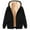 Black, variant on Winter Womens Jackets Fall 2025 Men's Long Sleeve Hooded Solid Color Sweatshirt Zipper Warm up Jacket Long Warm Winter Coats My Items My Order