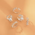 thumbnail image 4 of HomeKingdee 5 Pcs Vintage Zircon Knuckle Ring Set - Stackable Finger Rings for Women, Fashion Jewelry for Party Wedding Travel Gift Occasions, 4 of 4