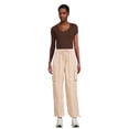 thumbnail image 2 of Time and Tru Women's Parachute Cargo Jogger Pants, 26", 27", 28" Inseam, Sizes XS-XXXL, 2 of 5