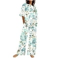 thumbnail image 1 of Conjunto Corto para las Mujeres Color Sólido Casual sin Mangas Y Pantalones Cuello Redondo de Dos Piezas, 1 of 4