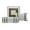 Blue, variant on imerelez 7 Piece Comforter Set Blue Queen