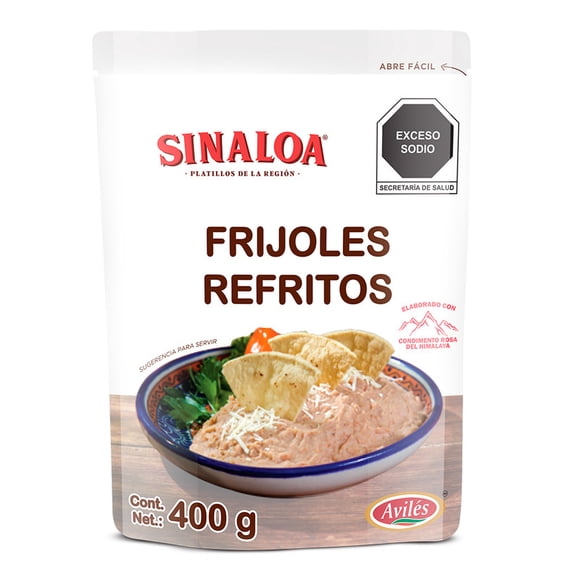 Frijoles refritos Sinaloa 400 g