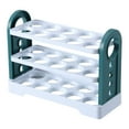 thumbnail image 1 of New Refrigerator Egg Storage Box Rotating Fridge Egg Holder Case Space-Saving Egg Organizer Container White, 1 of 8