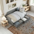 thumbnail image 5 of AFI Cambridge Wood Twin Size Daybed Frame with 2 Storage Drawers, Grey, 5 of 16