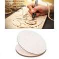 thumbnail image 5 of Wooden Circle,5Pcs 12in Unfinished Blank Wood Rounds Wooden Cutouts for Crafts,Wood Plaque,Wooden Slices Discs for, 5 of 6