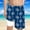 Z45-Navy, variant on FUZHIQ Boys Swim Tropical Print Trunks With Compression Liner Boy Bathing Suit Quick Dry Beach Swimsuit Toddler Swim Shorts,10-12 Years