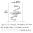 thumbnail image 3 of Lámpara de pared LED acrílica moderna, luz simple, decoración para hogar para sala de , , decoración interior Blanco Colco luz de pared casera tira interior, 3 of 8