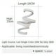thumbnail image 3 of Lámpara de pared LED Lámpara de pared de en simple Luces de noche decorativas de interior Apliques para sala de Dormitorio Blanco, 3 of 9