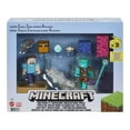 thumbnail image 6 of Minecraft Dolphin's Treasure Adventure Pack with 3 Action Figures & Accessories, 3.25-in Scale, 6 of 7