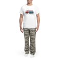 thumbnail image 5 of CafePress - Train Talk Men's Light Pajamas - Men's Light Loose Fit Cotton Pajama Set, 5 of 7