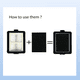 thumbnail image 4 of Accesorios de Repuesto para AV2800ZE RV2820YE AV2810YS RV2820ZE Filtros de Cepillo para Aspiradora Filtro de Espuma, 4 of 5