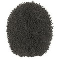 thumbnail image 2 of Home Weavers Fantasia Collection Toilet Lid Seat Cover, Elastic Edges, 100% Cotton Soft Universal Fit for Standard Oblong Round Elongated Bath Room Bowl Lids, Washable, 18"x18" Toilet Lid Cover, Gray, 2 of 5