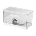 thumbnail image 1 of Guardoinrt Turtle Tank Bottom Drainage Terrapin Tortoise Large Starter Black Indoor Enclosure Decor White M, 1 of 6