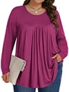1 Long Sleeve Purple
