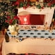thumbnail image 4 of Mantel navideño de 72 x 13 pulgadas, bandera navideña para mesa, impermeable, decoración para mesa de centro, mantel largo, suministros de decoración navideña., 4 of 5
