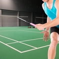 thumbnail image 1 of Raqueta de bádminton Cola Swing Trainer Bádminton Power Enhance Grip adultos velocidad Rosa, 1 of 8