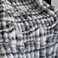 thumbnail image 2 of Plutus Off White Sherpa Faux Fur Luxury Throw Blanket, 2 of 3