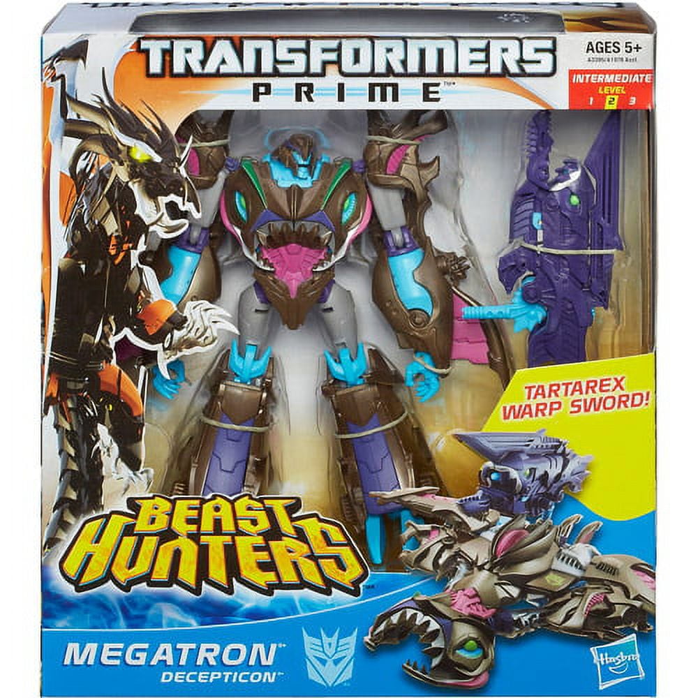 Transformers Prime Beast Hunters Voyager Class Sharkticon Megatron Figure Walmart