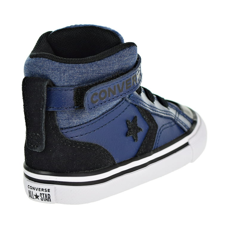 Converse Pro Blaze Strap HI Toddlers Shoes Navy/Black/White 762011c
