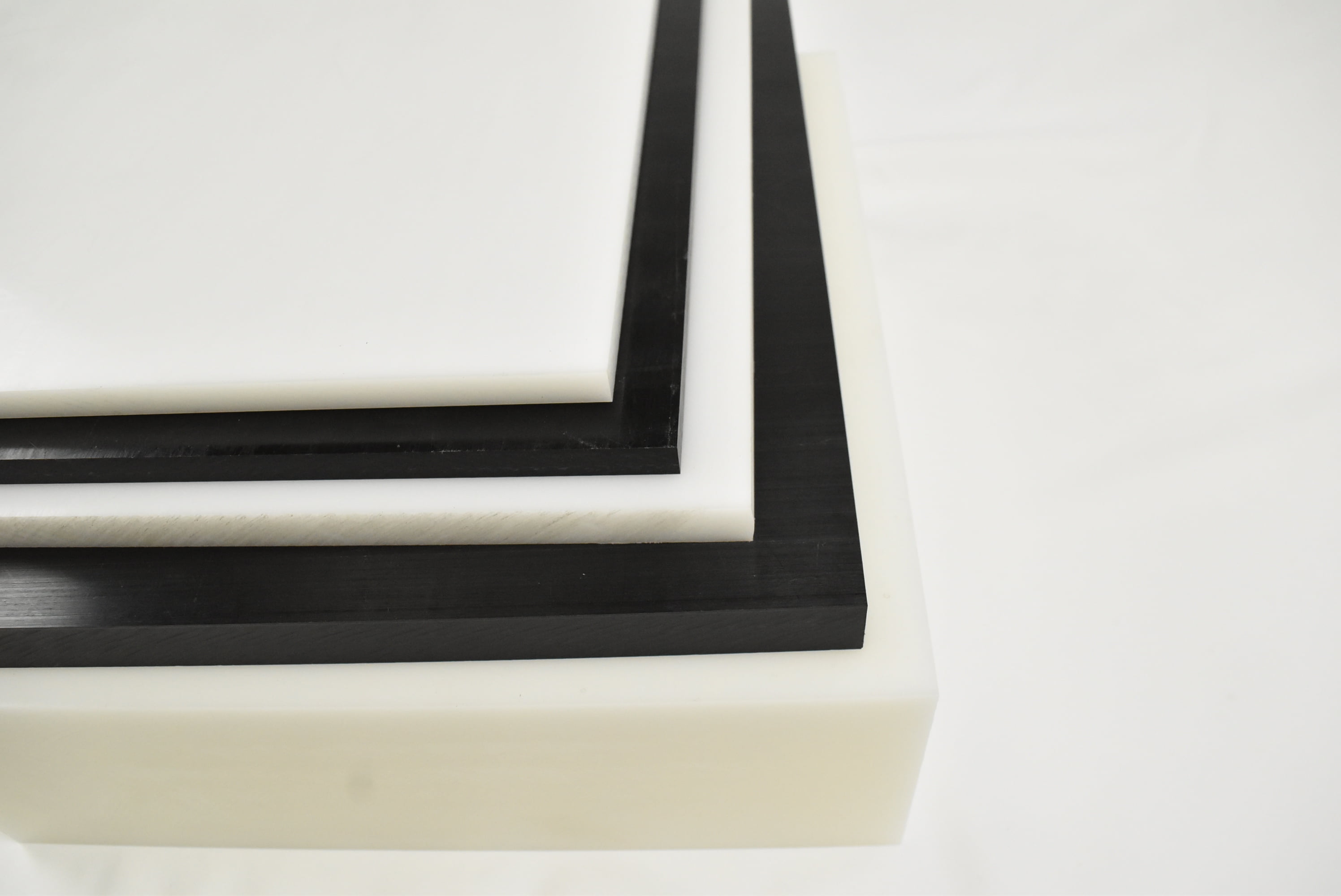 WHITE DELRIN PLATE 1/4" X 12" X 12" 