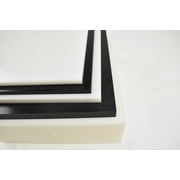 BuyPlastic White Delrin / Acetal Copolymer Plastic Sheet 1/2 x 24 x 24