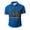 Blue, variant on Mens Polo Shirts Short Sleeve Oktoberfest Themed Printed Shirt Casual Summer Top